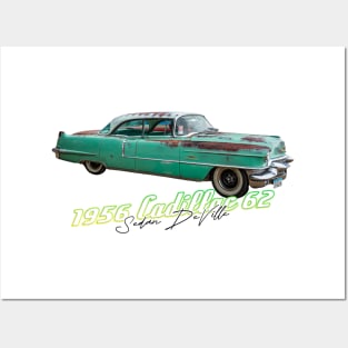 1956 Cadillac 62 Sedan Deville Posters and Art